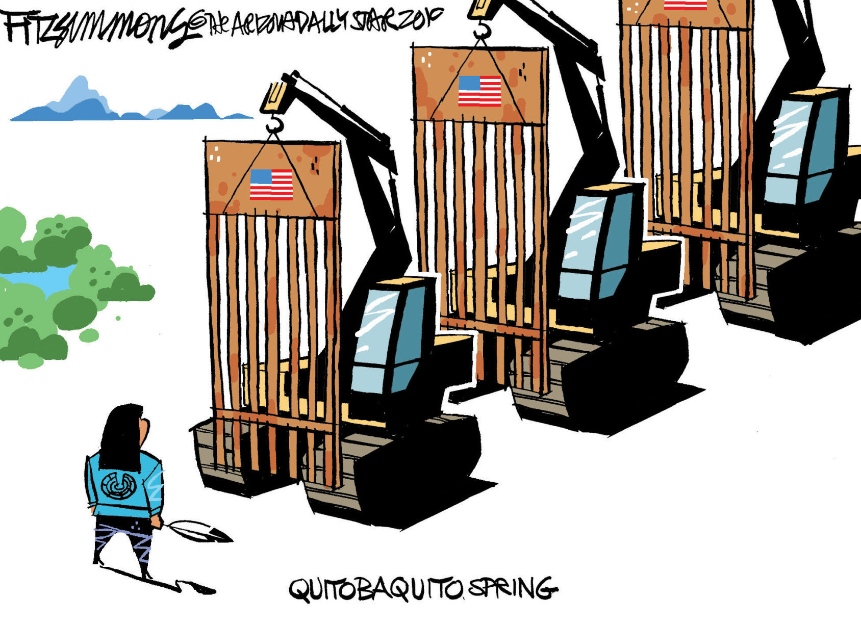 Daily Fitz Cartoon: Wall